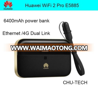 Huawei CE0682 Wireless Pocket WiFi Router with Ethernet Port 6400mAh power bank NFC Huawei WiFi 2 Pro E5885